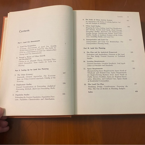 Urban Land Use Planning F Stuart Chapin Jr Vintage Book Hardcover 1965 Engineer - Picture 5 of 9